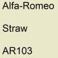 Preview: Alfa-Romeo, Straw, AR103.