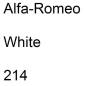 Preview: Alfa-Romeo, White, 214.