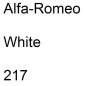 Preview: Alfa-Romeo, White, 217.