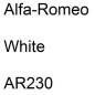 Preview: Alfa-Romeo, White, AR230.