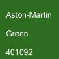 Preview: Aston-Martin, Green, 401092.