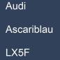 Preview: Audi, Ascariblau, LX5F.