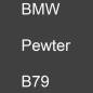 Preview: BMW, Pewter, B79.