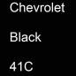 Preview: Chevrolet, Black, 41C.