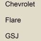 Preview: Chevrolet, Flare, GSJ.