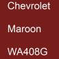 Preview: Chevrolet, Maroon, WA408G.