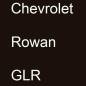 Preview: Chevrolet, Rowan, GLR.