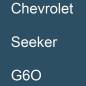 Preview: Chevrolet, Seeker, G6O.