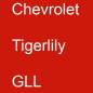 Preview: Chevrolet, Tigerlily, GLL.