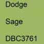 Preview: Dodge, Sage, DBC3761.