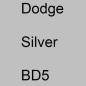 Preview: Dodge, Silver, BD5.