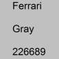 Preview: Ferrari, Gray, 226689.