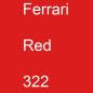 Preview: Ferrari, Red, 322.