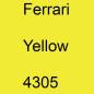 Preview: Ferrari, Yellow, 4305.