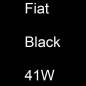 Preview: Fiat, Black, 41W.