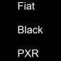 Preview: Fiat, Black, PXR.