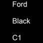 Preview: Ford, Black, C1.