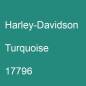 Preview: Harley-Davidson, Turquoise, 17796.