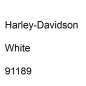 Preview: Harley-Davidson, White, 91189.