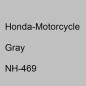 Preview: Honda-Motorcycle, Gray, NH-469.