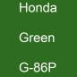 Preview: Honda, Green, G-86P.