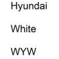 Preview: Hyundai, White, WYW.