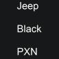 Preview: Jeep, Black, PXN.