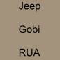 Preview: Jeep, Gobi, RUA.