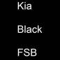 Preview: Kia, Black, FSB.