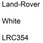 Preview: Land-Rover, White, LRC354.