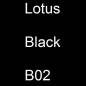 Preview: Lotus, Black, B02.