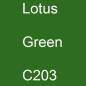 Preview: Lotus, Green, C203.