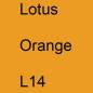 Preview: Lotus, Orange, L14.