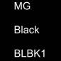 Preview: MG, Black, BLBK1.