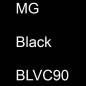 Preview: MG, Black, BLVC90.