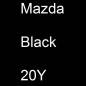 Preview: Mazda, Black, 20Y.