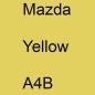 Preview: Mazda, Yellow, A4B.