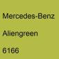 Preview: Mercedes-Benz, Aliengreen, 6166.