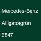 Preview: Mercedes-Benz, Alligatorgrün, 6847.