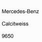 Preview: Mercedes-Benz, Calcitweiss, 9650.