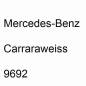 Preview: Mercedes-Benz, Carraraweiss, 9692.