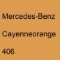 Preview: Mercedes-Benz, Cayenneorange, 406.