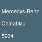 Preview: Mercedes-Benz, Chinablau, 5934.