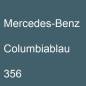 Preview: Mercedes-Benz, Columbiablau, 356.