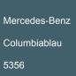 Preview: Mercedes-Benz, Columbiablau, 5356.