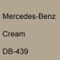 Preview: Mercedes-Benz, Cream, DB-439.