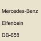 Preview: Mercedes-Benz, Elfenbein, DB-658.