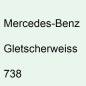 Preview: Mercedes-Benz, Gletscherweiss, 738.