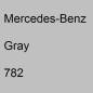 Preview: Mercedes-Benz, Gray, 782.