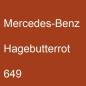 Preview: Mercedes-Benz, Hagebutterrot, 649.